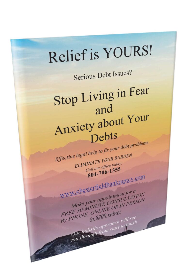 Relief is Yours. Book for debt relief help.
